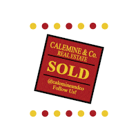 calemineandco real estate sold calemine calemineandco Sticker