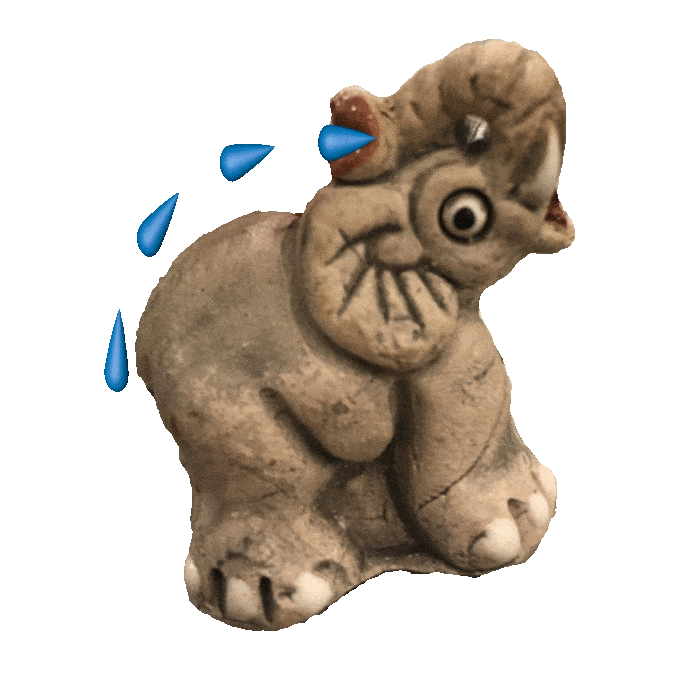 Water Elephant Sticker by Hadaya