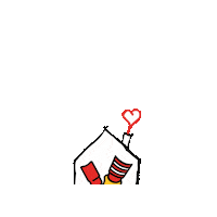 RMHCA rmhc rmhc alberta hustleforthehouseab ronald mcdonald house charities alberta Sticker