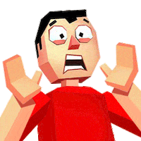 Scared Animation Sticker by Faily Brakes