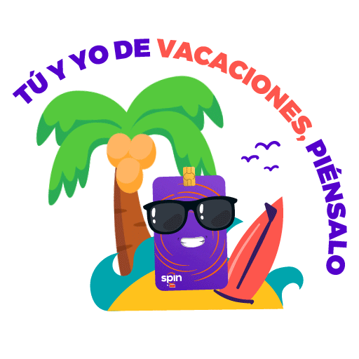 SpinbyOXXO vacaciones fintech spinner tarjeta Sticker