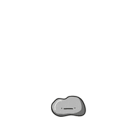 teabagcartoon flower rock magic plant GIF