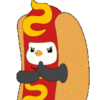 Penguin Partying Sticker by Pudgy Penguins