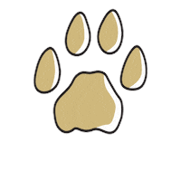 Paw Pawprint Sticker by UCCS