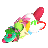 Happy Rainbow Sticker by somedarappa