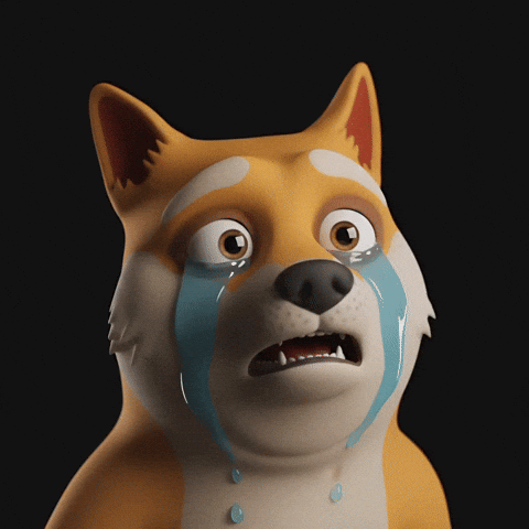 Sad Digital Art GIF by Doge Pound