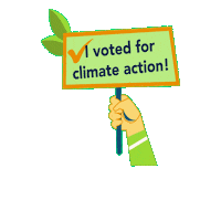 Vote Sticker by VoteForClimateNZ