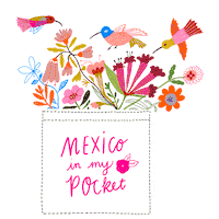 Flowers Birds Sticker by Mexico In My Pocket