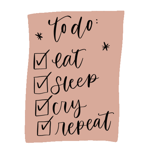 To Do Crying Sticker