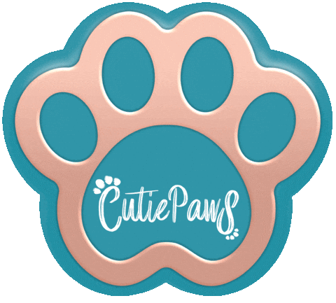 cutiepaws giphyupload atlanta print paw Sticker