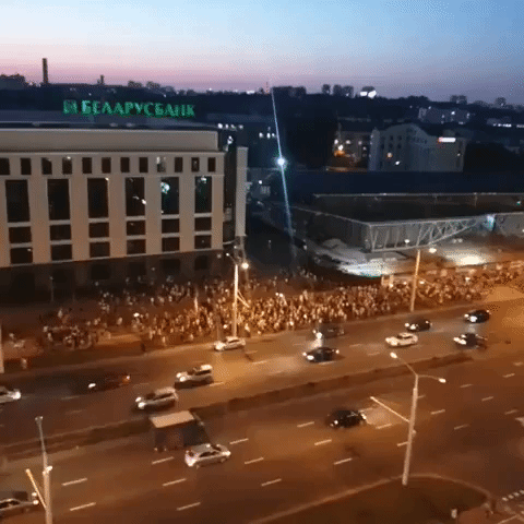 Minsk Residents Continue Daily Protests Over Belarus Election Results