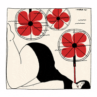 marla_xl hot summer red black GIF