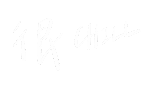 Chill Lettering Sticker