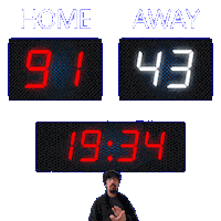 43 Away Sticker