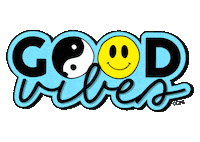 Good Vibes Smile Sticker by COREY PAIGE DESIGNS