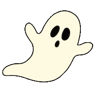 Halloween Ghost Sticker by Lauren Fox