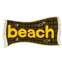 Beach Plage Sticker by Keva Epale