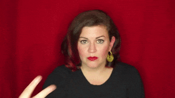 christinegritmon red i see you iseeyou eyes on you GIF