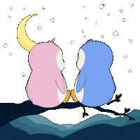 I Love You Kiss Sticker by Pudgy Penguins