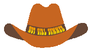 Country Music Hat Sticker by SASSY SAV