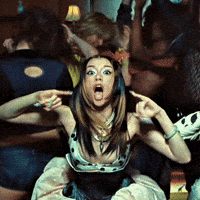 Megan Pinky Up GIF