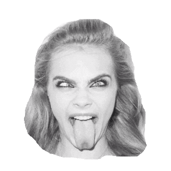 tongue cara STICKER by imoji