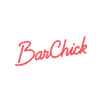 BarChickOfficial barchick barchick logo bar chick barchick coral logo Sticker