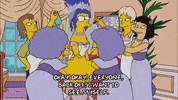 marge simpson wedding GIF