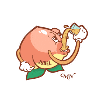 motelnights jubel peach motelnights motel nights Sticker
