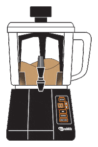 Vegan Machine Sticker by NutraMilk