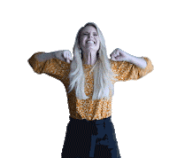 Excited Leah Sticker by Universal Music Africa