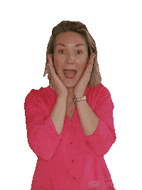 femkevanhouwelingen excited surprised scream femke Sticker