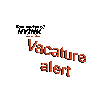 NYINK vacature nyink Sticker