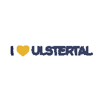 Ulstertal love ilove heimatliebe rhon Sticker