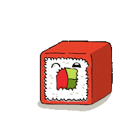 Sushi Vixlogo Sticker by VIX