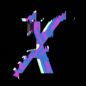 Glitch Alphabet GIF