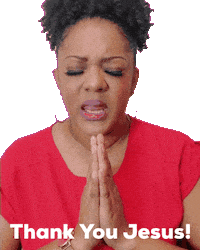 Thank You God Sticker by Kiaundra Jackson