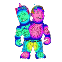 Fight Monster Sticker by PEEKASSO