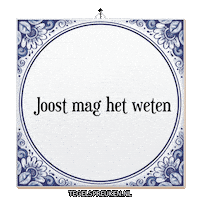 Wijsheid Spreuk Sticker by Tegelspreuken.nl