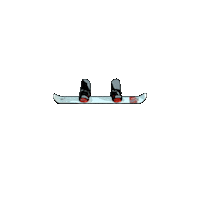 Snowboarding Black Diamond Sticker