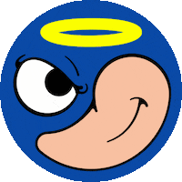 BoldDesigner happy meme smile cartoon Sticker
