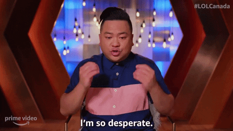 Im So Desperate Andrew Phung GIF by Prime Video Canada