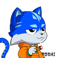 Here We Go Again Laughing Sticker by Toshithecat