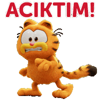 Hungry Garfield Sticker by Domino's Pizza Türkiye