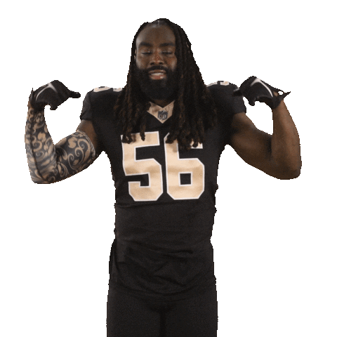 Nfl Football Sticker by New Orleans Saints