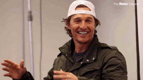 Matthew Mcconaughey GIF by The Roku Channel