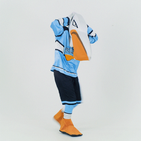 PelicansFi giphyupload dance hockey mascot GIF