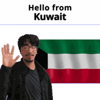 Kw Kuwait Sticker