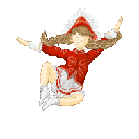 kinderbuchgardemaedchen training tanzen garde gardetanz Sticker