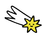 Happy Shooting Star Sticker